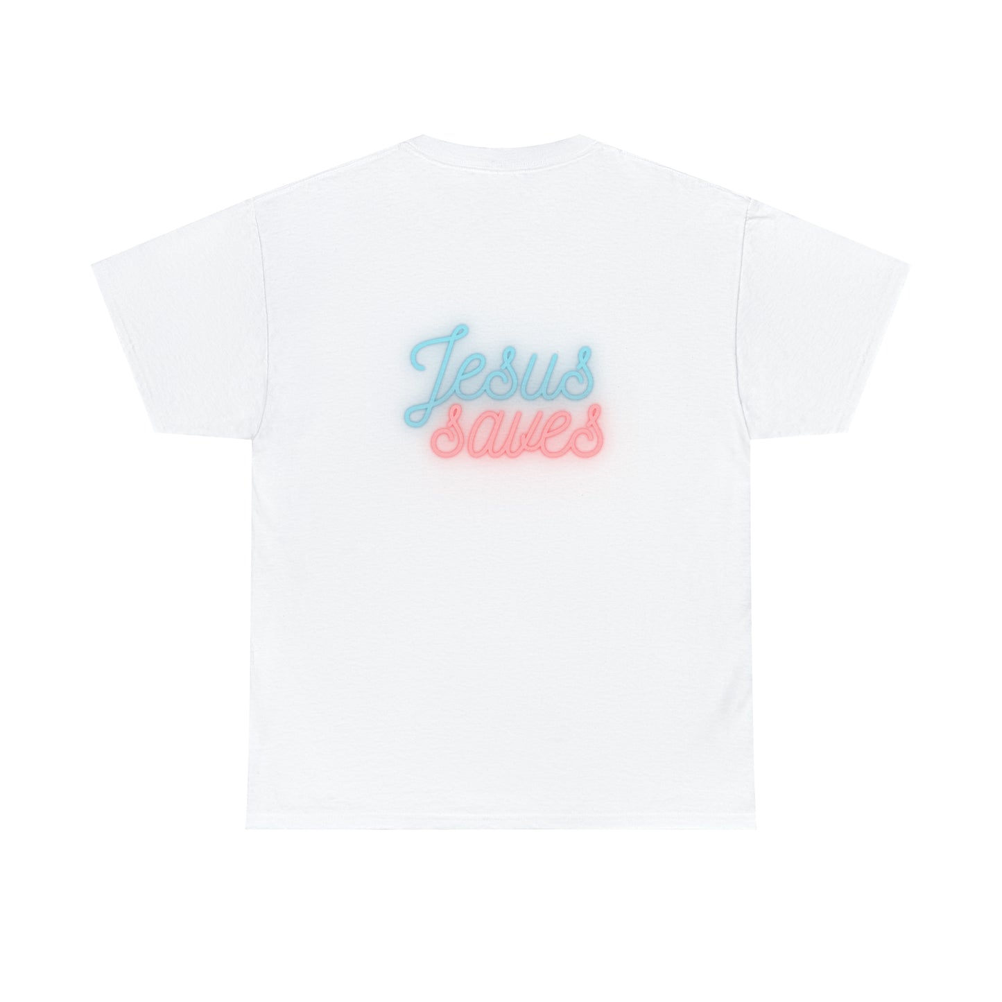 "Jesus Saves" Neon - Graphic Tee