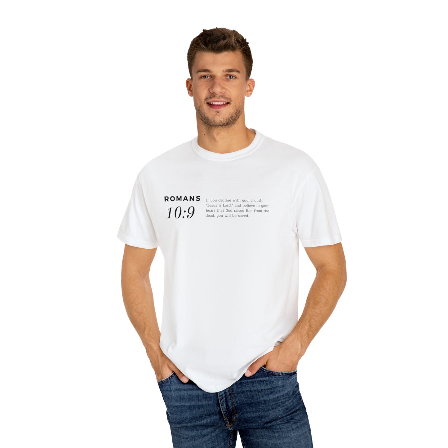 "Romans 10:9" - Graphic Tee