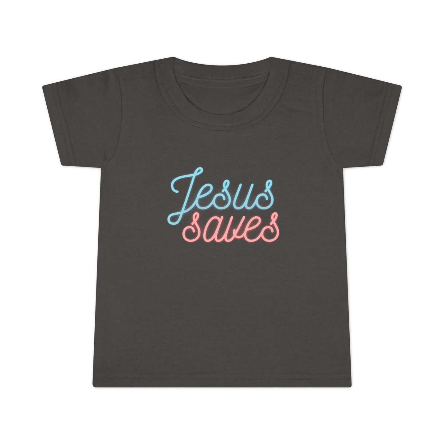 Jesus Saves Neon - Toddler T-shirt